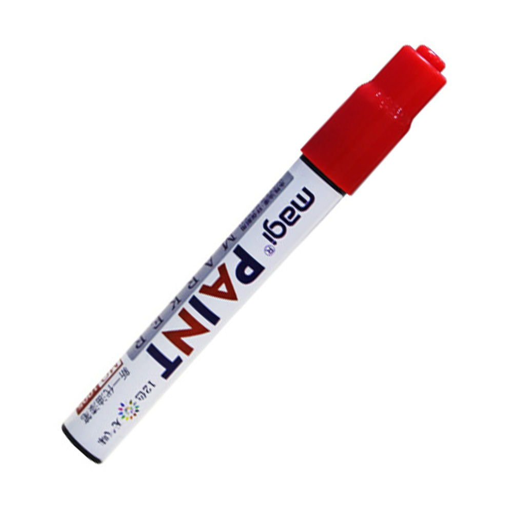 Umitive 1pcs Verf Marker Kan Niet Veeg De Band Touch Up Pen Album Graffiti DIY Wit Marker Pen: red
