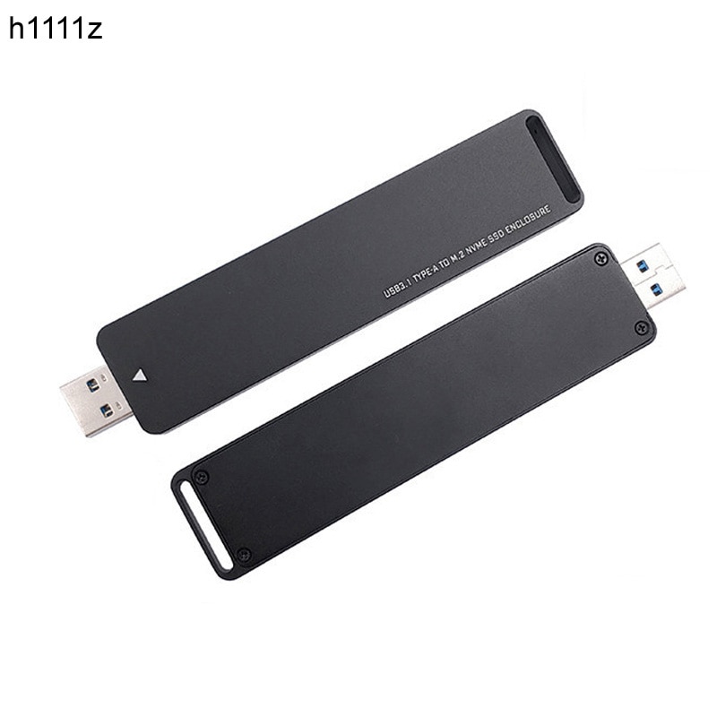 Nvme-capa para disco rígido m.2 ssd, case com adaptador usb, m2, usb 3.1 tipo a para pci-e m.2 nvme