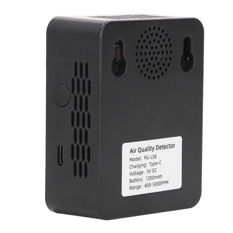 5 In 1 HCHO TVOC CO2 Temperature Humidity Air Monitor Infrared CO2 Detector TVOC HCHO Detector Air Sensor