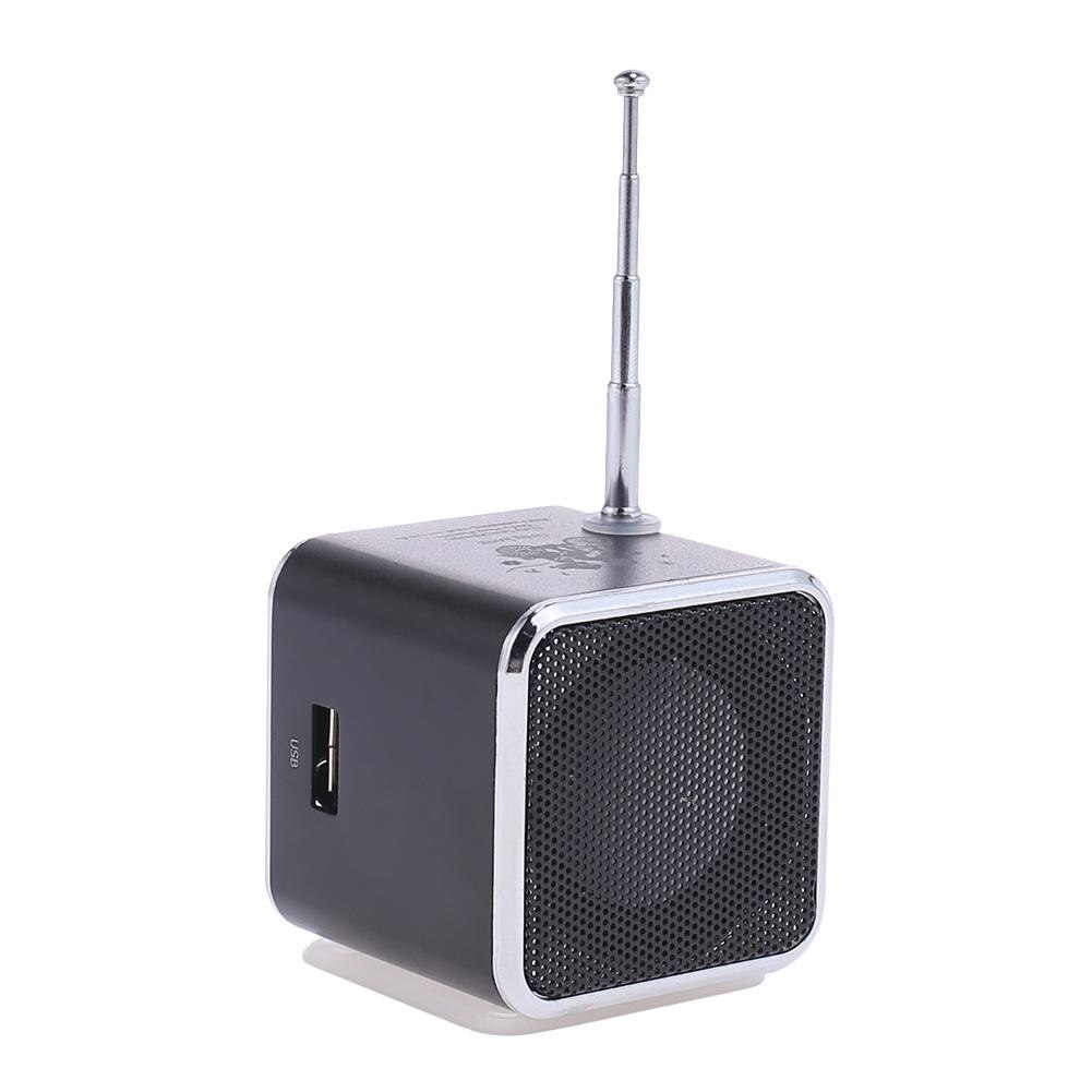 Mini FM Radio TD-V26 Bærbar - 1.0" LCD Skærm - Bluetooth 5.0 - Genopladeligt Batteri - VKTECH