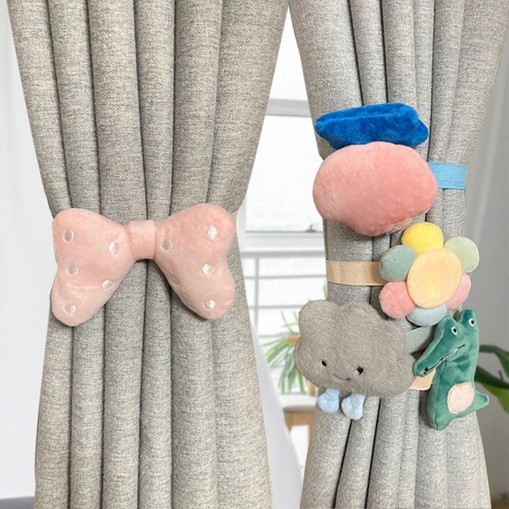 Elastische Wolke Vorhang Raff halter Vorhang Seil halter Haken binden zurück Cartoon Pinguin Bogen Vorhang Binde gurt Kinderzimmer Dekor