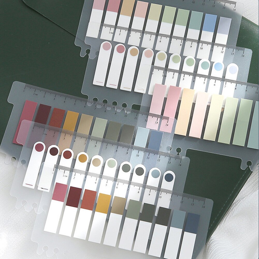 200 Stks/set Huisdier Wateproof Planner Stickers Index Separator Bladwijzer Zelfklevende Briefjes Schoolbenodigdheden