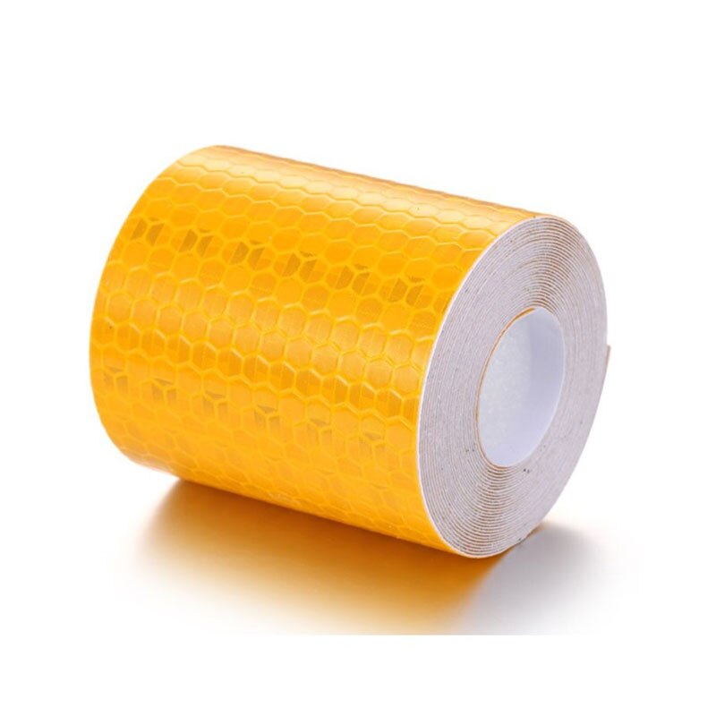 1Pcs/4Pcs Reflective Safety Warning Strip Tape Car Door Bumper Reflector Stickers Decal