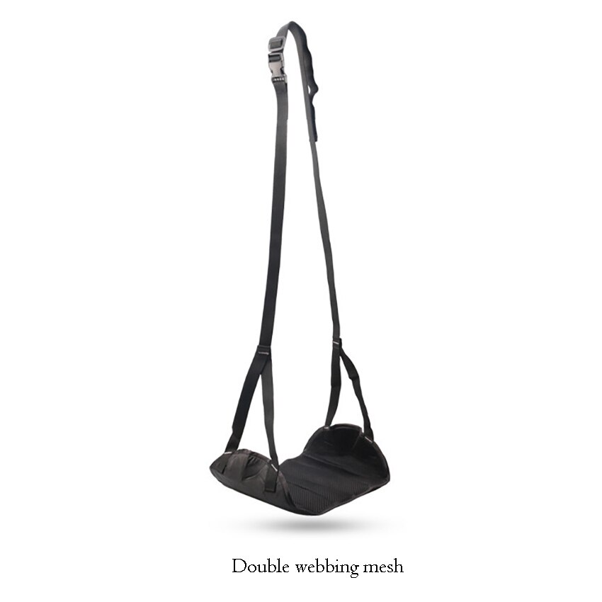 Verstelbare Gesp Voet Hangmat Reizen Geheugen Katoen Mesh/Flanel Voetsteun Pads Mat Hangmat Desk Voeten Voetsteun Hangmat Schommel bed: 2