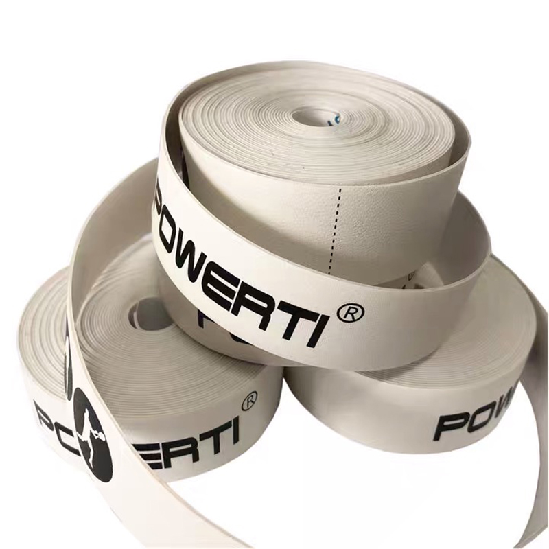 Powerti 2Pcs Tennis Grips Frame Bescherm Pu Overgrip Beschermende Tape 5M Tennis / Squash Racket/Strand Racket wrijving Sticker: white