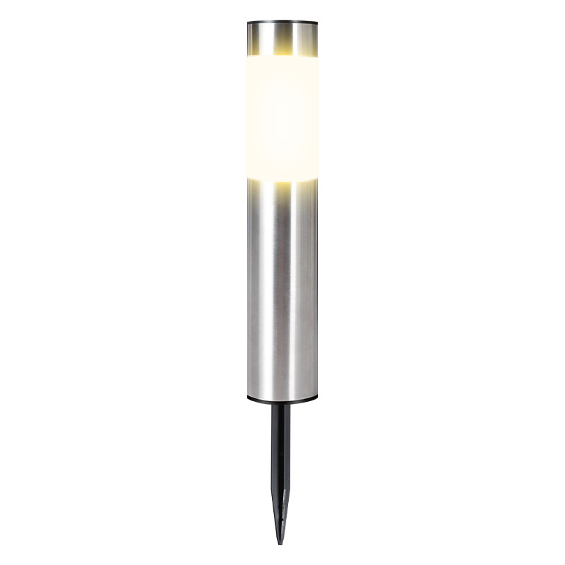 Le voie solaire de jardin allume l'éclairage extérieur de LED prise de terre borne lumineuse pour les cour de pelouse de voie de jardin de Patio: orange