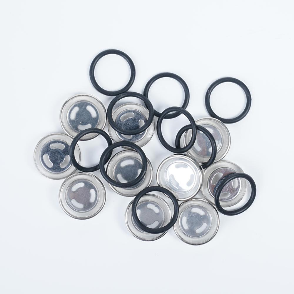 2 sæt 18mm motorcykel master bremsecylinder reservoir sigtglas med gummipakning til motorcykelbremse koblingsgreb