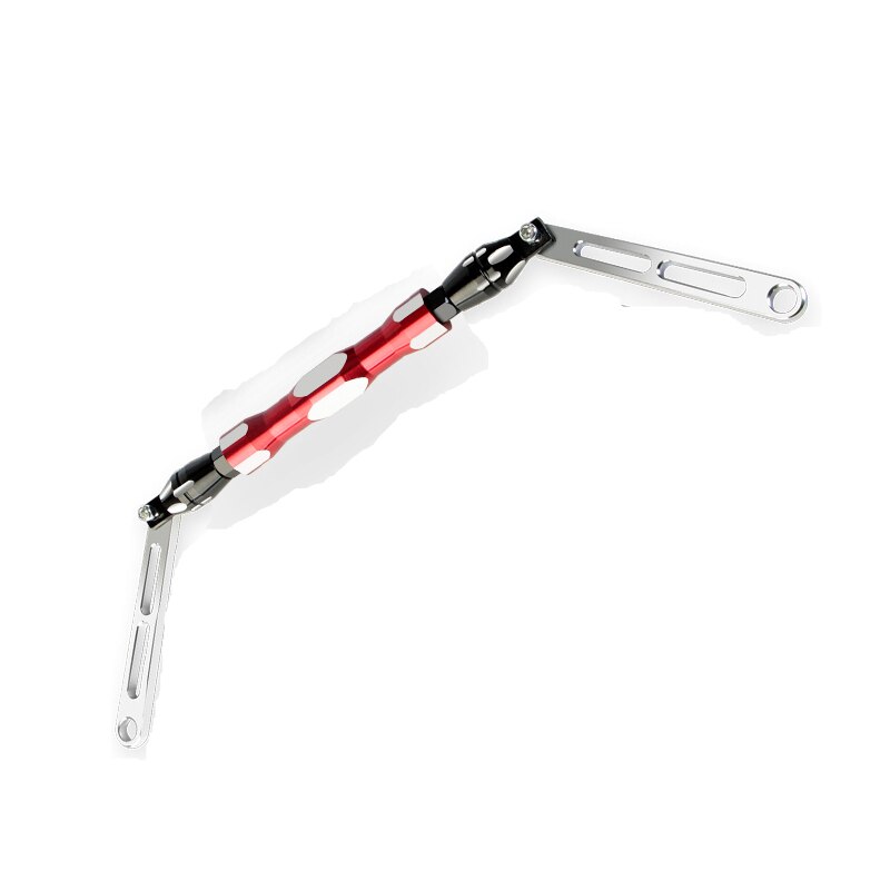 Motorcycle Cnc 7/8 "22Mm Stuur Verstelbare Cross Balance Bar Voor/Gps/Spotlight/Koplampen Montagebeugel: C RED