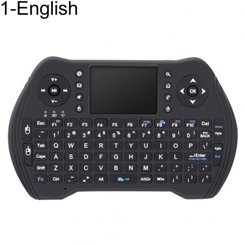 MT10 2.4Ghz Mini Draadloze Toetsenbord Met Touchpad Voor Android Tv Box Pc Laptop: English