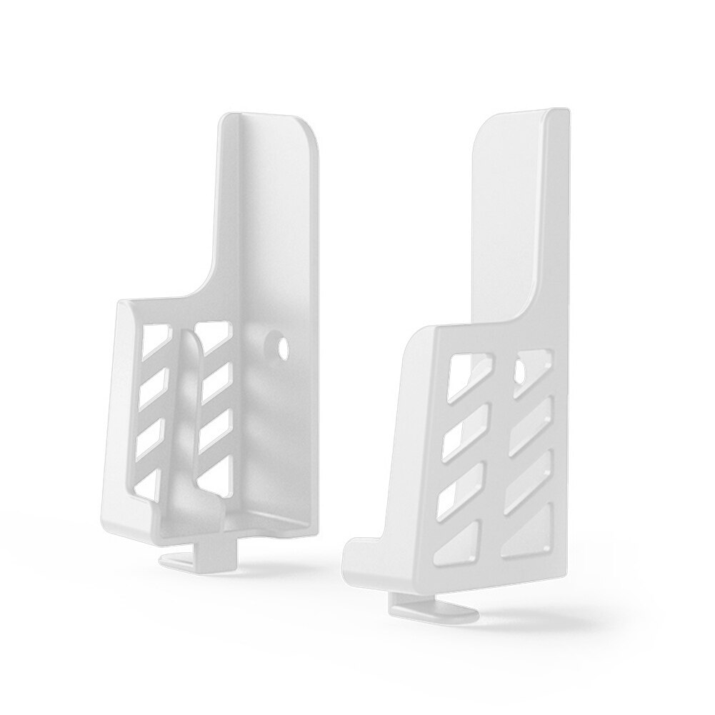 2pcs Universal Adjustable Tablet Wall Mount Holder Phone Frame Stand Bracket For Bedroom Storage Support Accessories: White