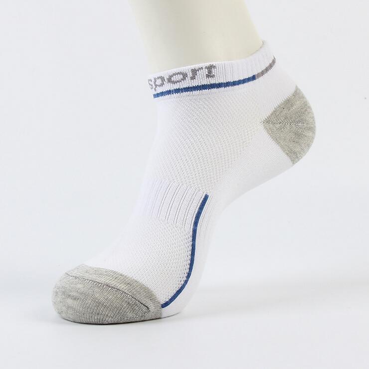 Cotton Socks Men Thin Cycling Socks Low Ankle Socks Sport Athletic Socks Women Sock Sneaker Basketball Socks Men: sport white