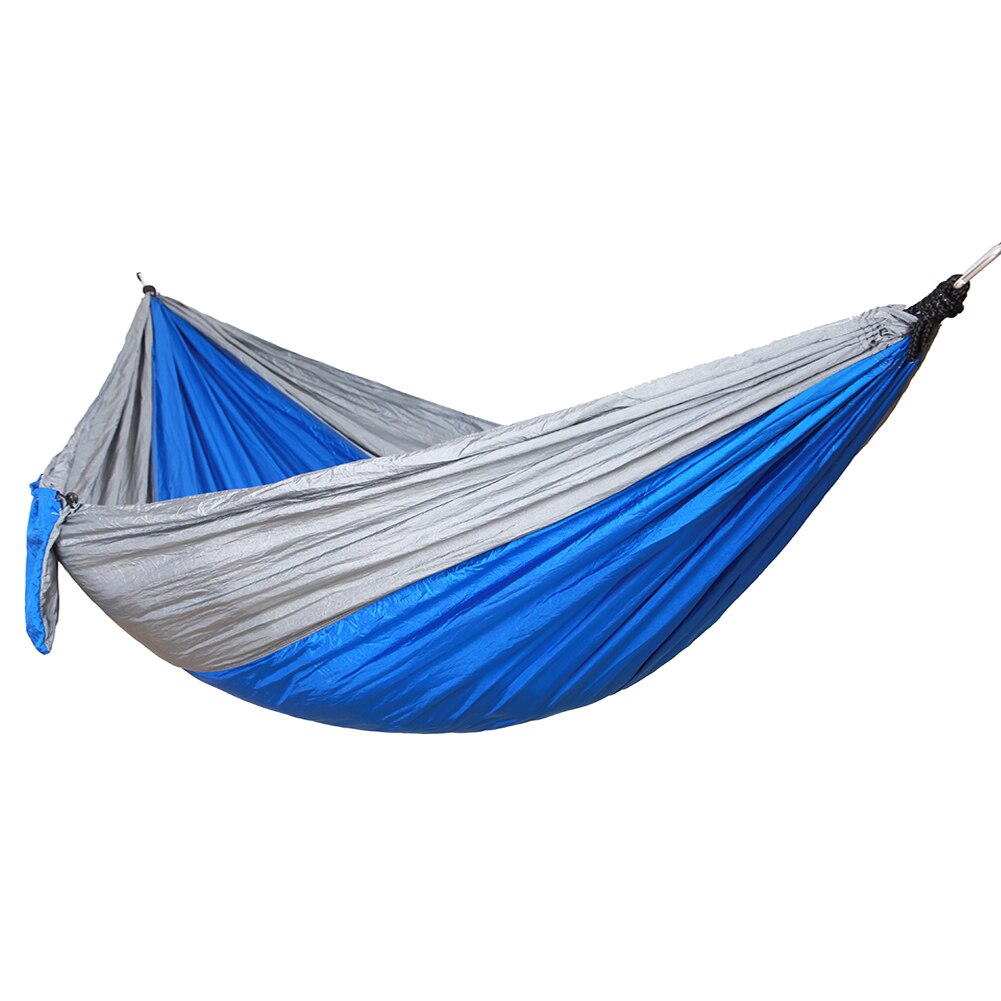 Hamaca portátil para exteriores, para viajes, supervivencia, caza, cama para dormir, hamaca para relajarse, 2 correas, 2 mosquetones: J
