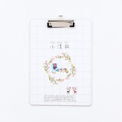 Kantoor w dier recht board clip spalk Kawaii klembord contract clip boek A4 Plastic Map: 3