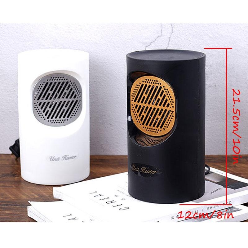 400W 220V Home Mini Electric Heaters Portable Mini Fan Warmer Indoor Outdoor Camping Heating Machine Desktop Household EU Plug