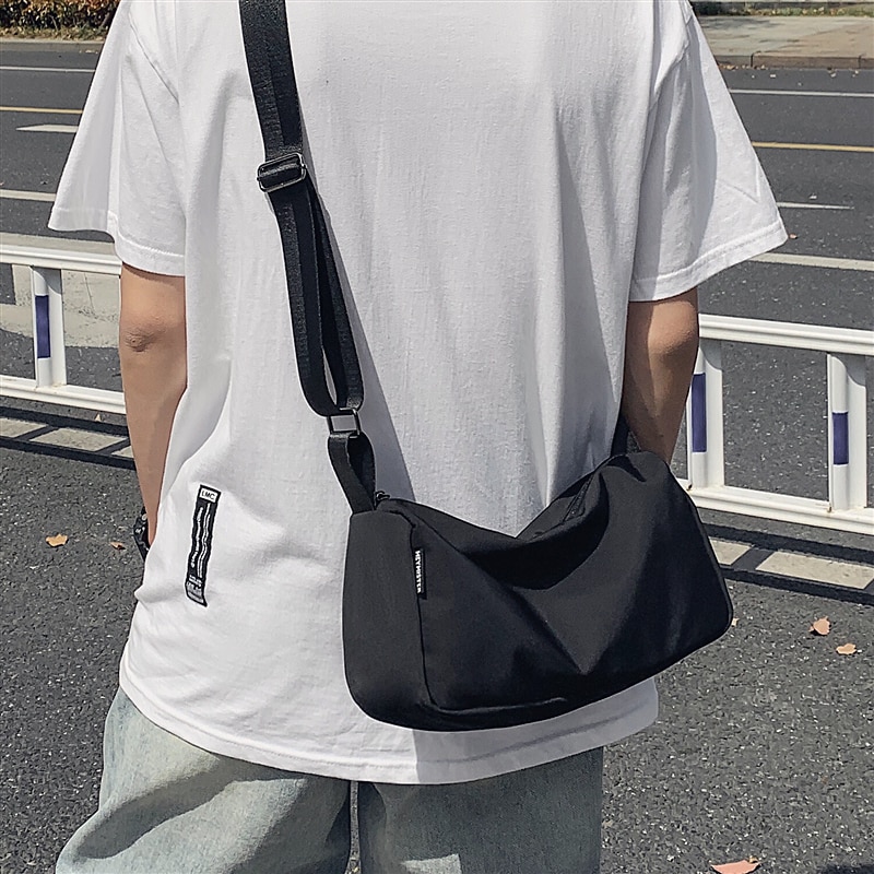 Messenger bag, paartasche, marke, lässig, vielseitig kombinierbar, diagonale schultertasche, kleine tasche, streetstyle-sporttasche