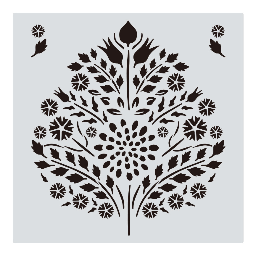 1 Uds. 30*30cm Mandala geométrico DIY plantillas de capas pintura de pared libro de recortes colorear plantilla decorativa de álbum en relieve: Morado