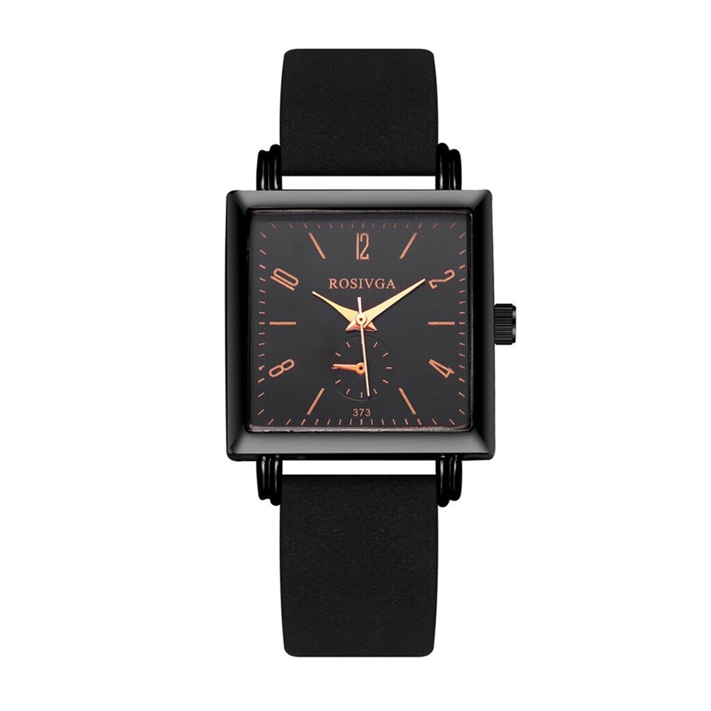 Square Dial Women Watches Life Waterproof Ladies Wrist Watch Leather Belt Wristwatches relogio feminino Quartz Watch: C