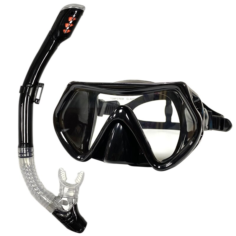 Professionele Duikmasker Snorkelpak Volwassen Siliconen Rok Bril Duikmasker: Rood