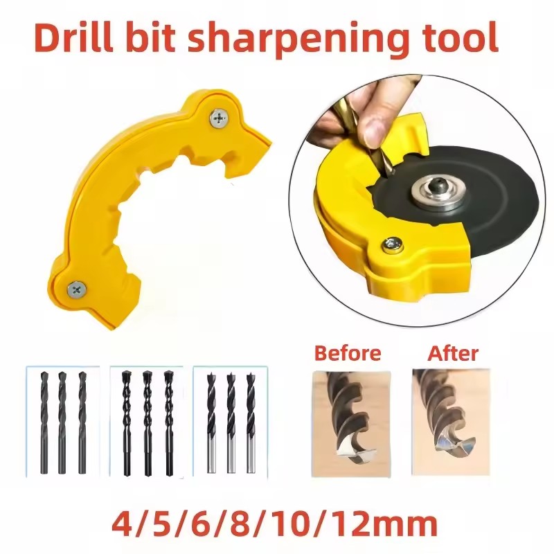 Neue Mehrzweck Bohrer Schleifen Spitzer Polieren Schleifen Werkzeug 125mm Winkel Schleifer angetrieben Werkzeug Teile Für 2-13mm Bohrer