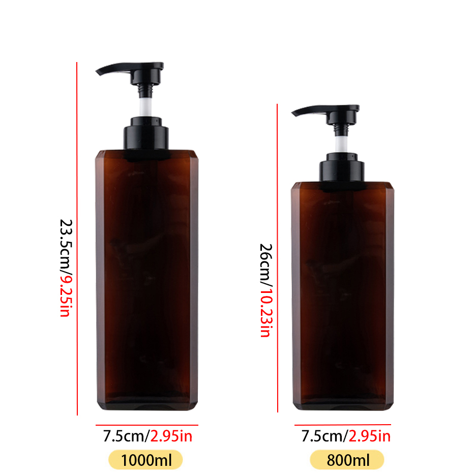 800/1000ml Seife Dispenser Flasche Große Kapazität Lotion Dispenser Push-Typ Bad Shampoo Körper Waschen Flasche Nachfüllbare Flasche