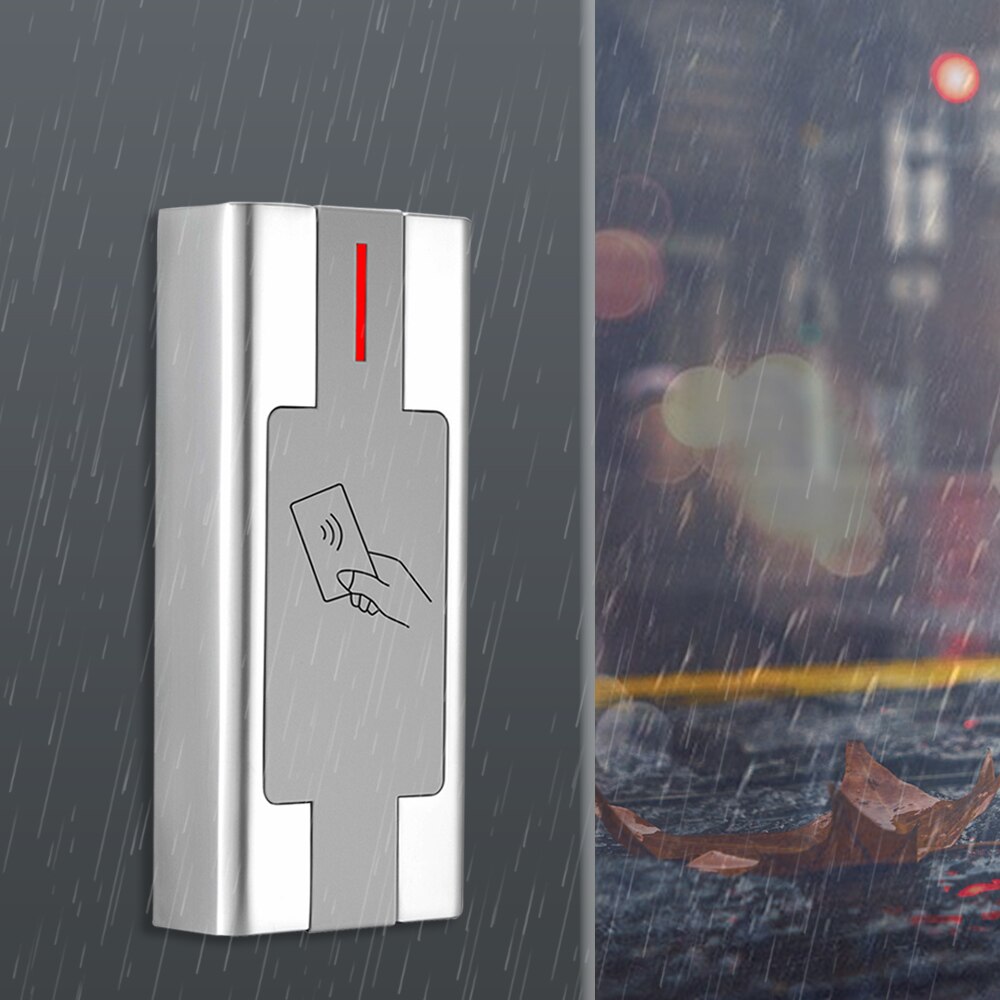125khz RFID Metal Access Control Reader 2000 User Proximity RFID Card Reader Access Control System Waterproof IP67