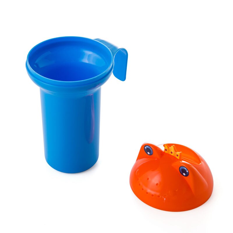 2 st tecknad groda plast vatten skopa för baby bad tvätta hår baby dusch mössa bad schampo leksaker baby bad grejer tillbehör