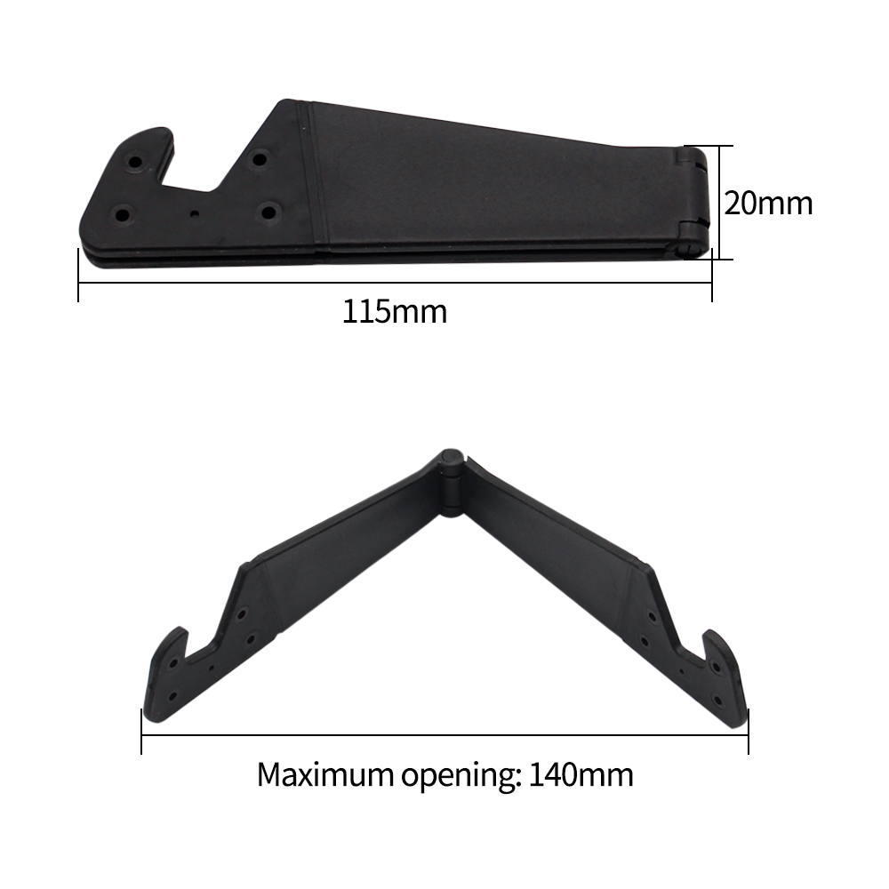 Sammenleggbar brakett mobiltelefonstøttestativ for iphone-nettbrett justerbar støttetelefonholder universal replikatelefonholder
