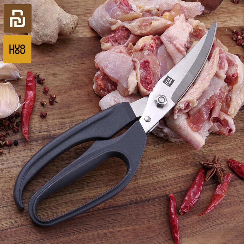 Youpin Huohou Schere Messer Küche Schere flexibel Rost Prävention für Für Obst/Fleisch Familie 21cm x 9cm messer für Xiaomi: Huhn Knochen Messer
