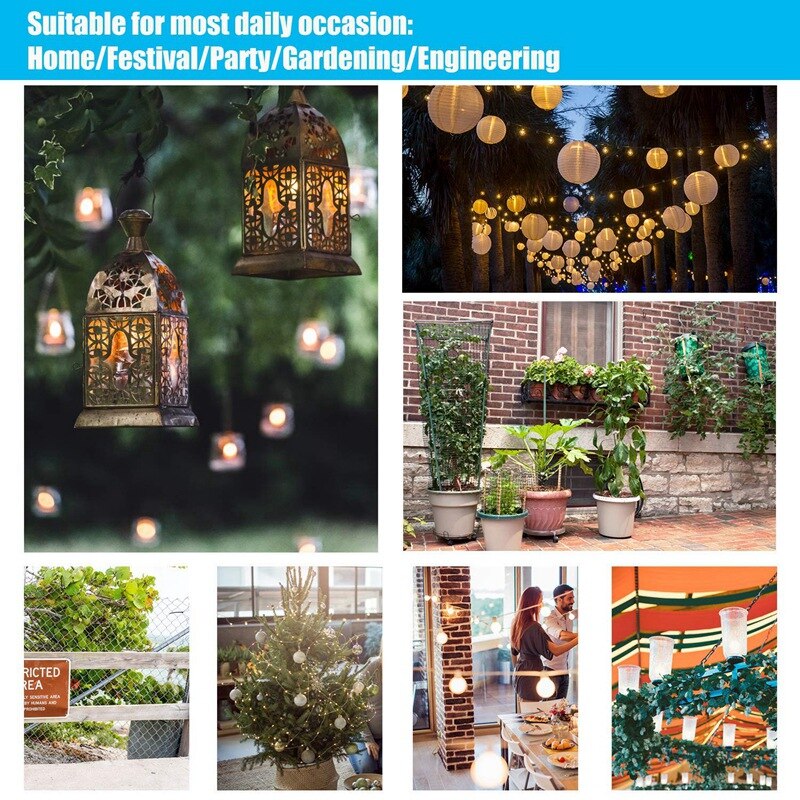 SV-100M Lengte 1/16 Draad Kabel, 7X7 Strand Core, 368lbs/167Kg Breeksterkte Met 100 Pcs Krimpen Klemmen Loop Mouw