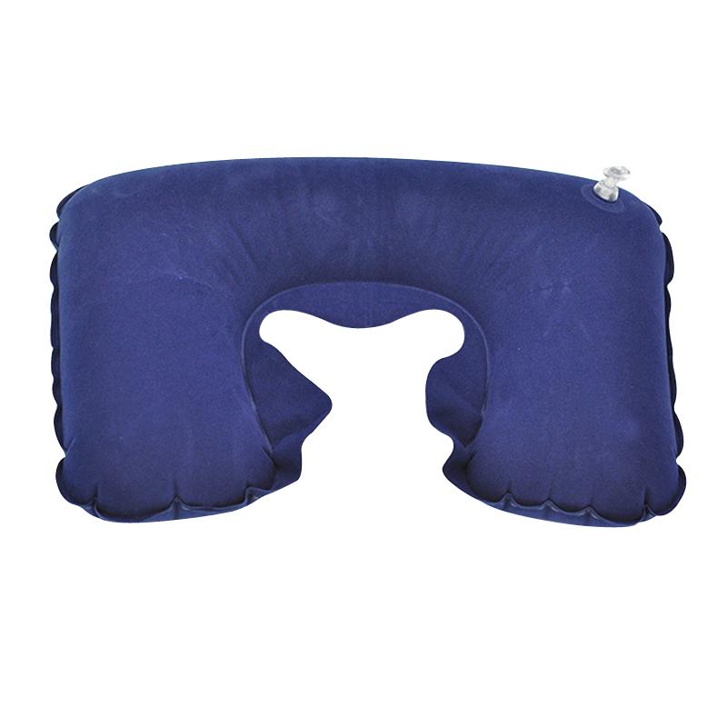 Dispositif gonflable en forme de U pour le cou | Cervicale, vertèbre dispositif de Traction pour le cou, épaule douleur, masseur relaxation, oreiller coussin d'air pour voyage: Bleu profond