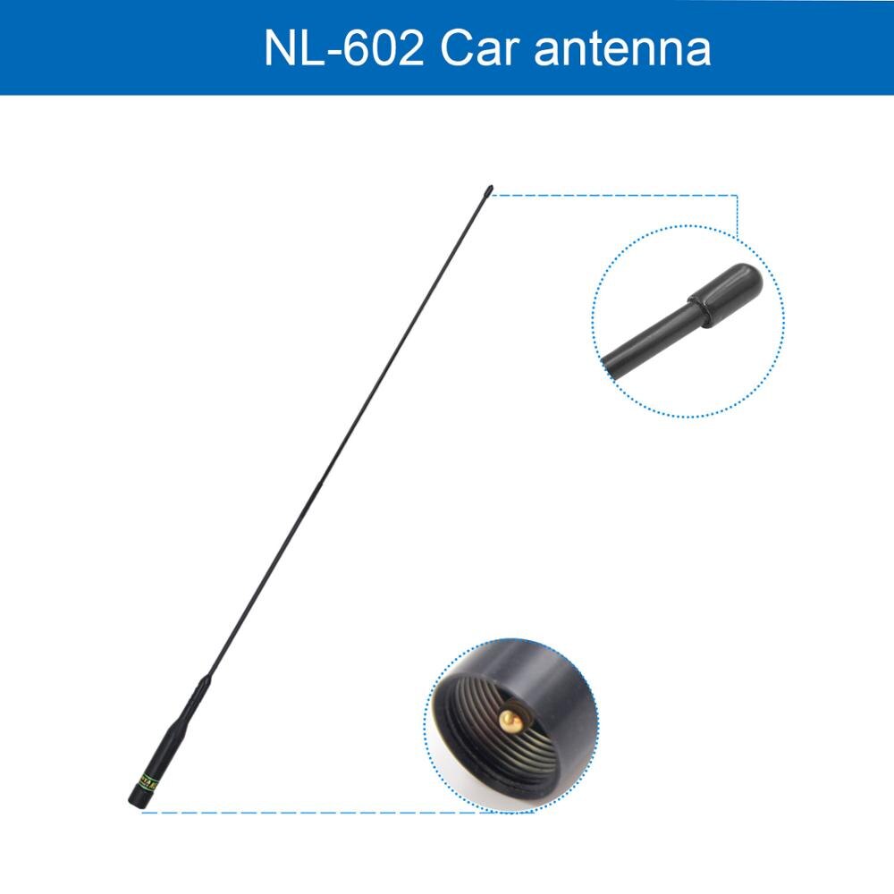Orijinal Nagoya anten NL-602 75cm VHF/UHF 144/430Mhz araba mobil anten Baojie BJ-218 BJ-318 QYT KT-8900D KT-7900D VV-898S RK9339