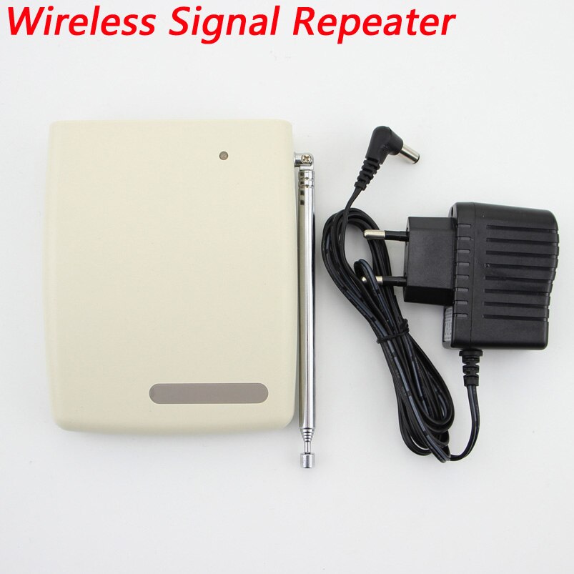 Trådløst alarm tilbehør ip kamera/dør/pir/sirene/røg/gas/vand/adgangskode tastatur sensor til wifi gsm gprs sms alarmsystem: Signal repeater