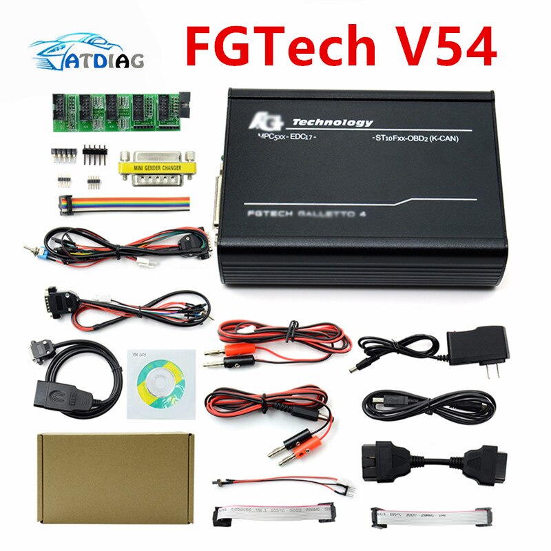 FGtech VD300 V54 0386 0475 Galetto 4 Scanner de Code maître outil de réglage de puce ECU FG Tech v54 BDM-TriCore OBDII Support BDM