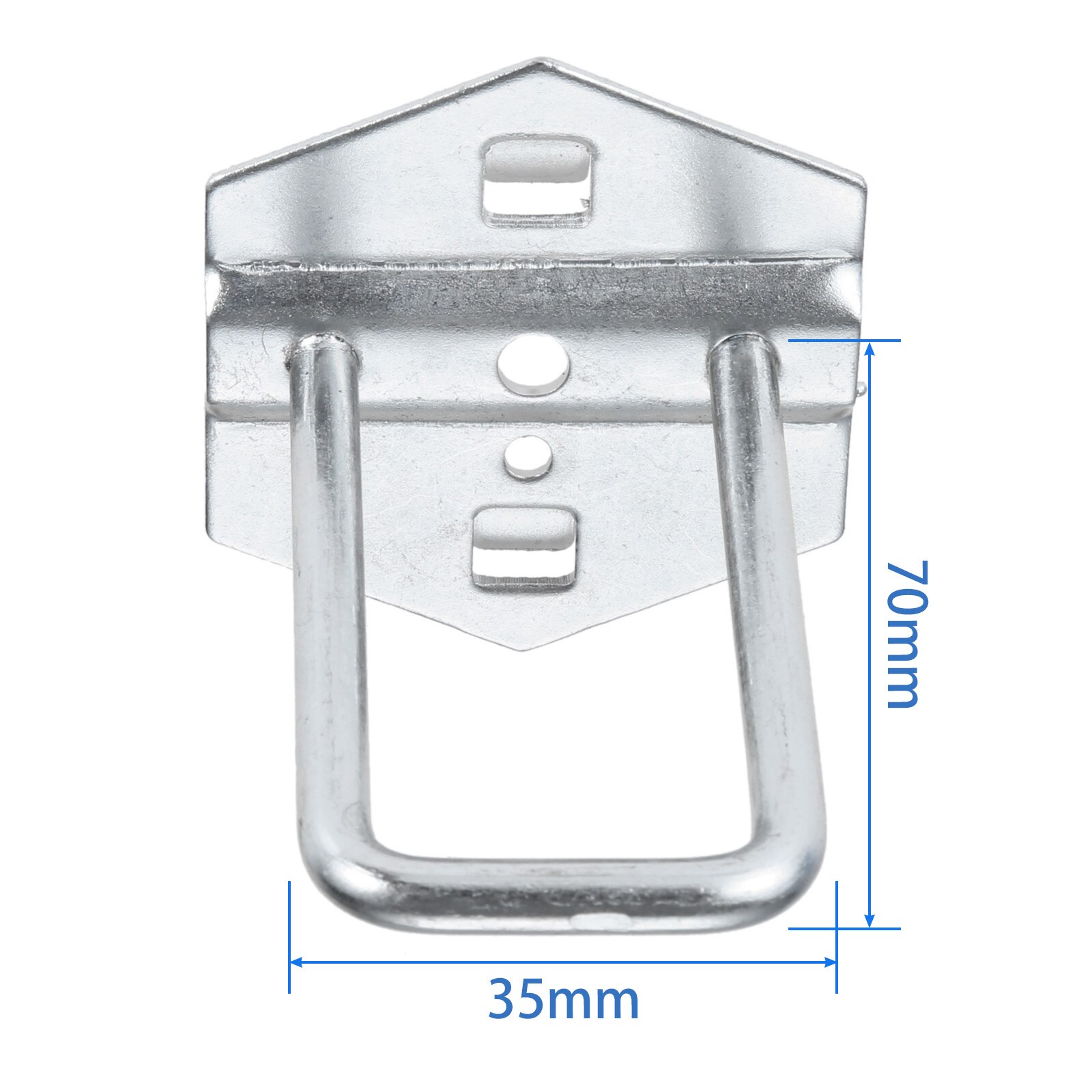 Wall Mounted Hook Hole Board Steel Hanger Tool Storage Shelf Garage/Garden/Kitchen Organizer Hammer/Pliers/Coil/Saw/Wrench/Tapes: Rose Gold