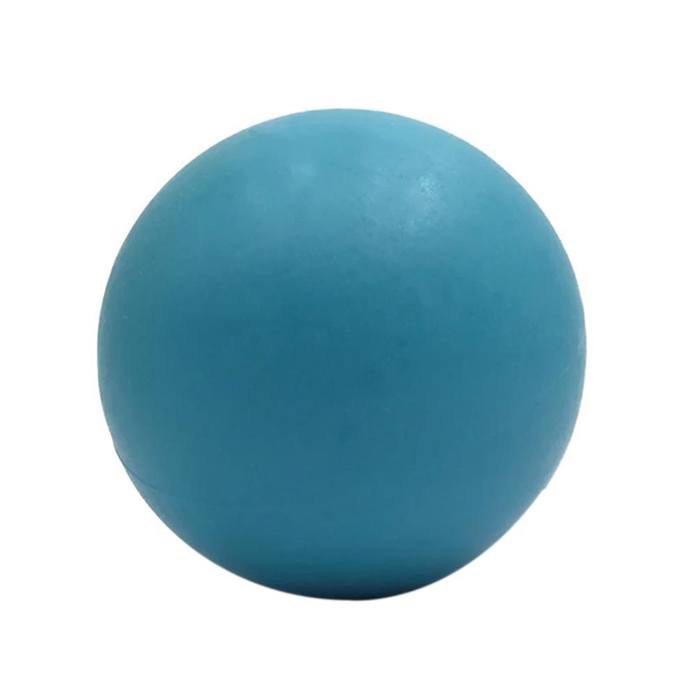 6 farve lacrosse bold fitness massage bold tpe gummi hockey trigger punkt afslapning selv massage yoga bold træning fascia: Blå