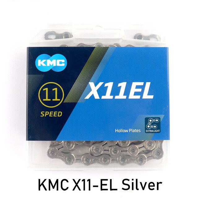 Kmc  x8 x9 x9sl x10 x10sl x11sl x12 cykelkæde 9s 10s 11s guld til mtb/landevejscykel til shimano/sram 8 9 10 11 speed 116l / kæde
