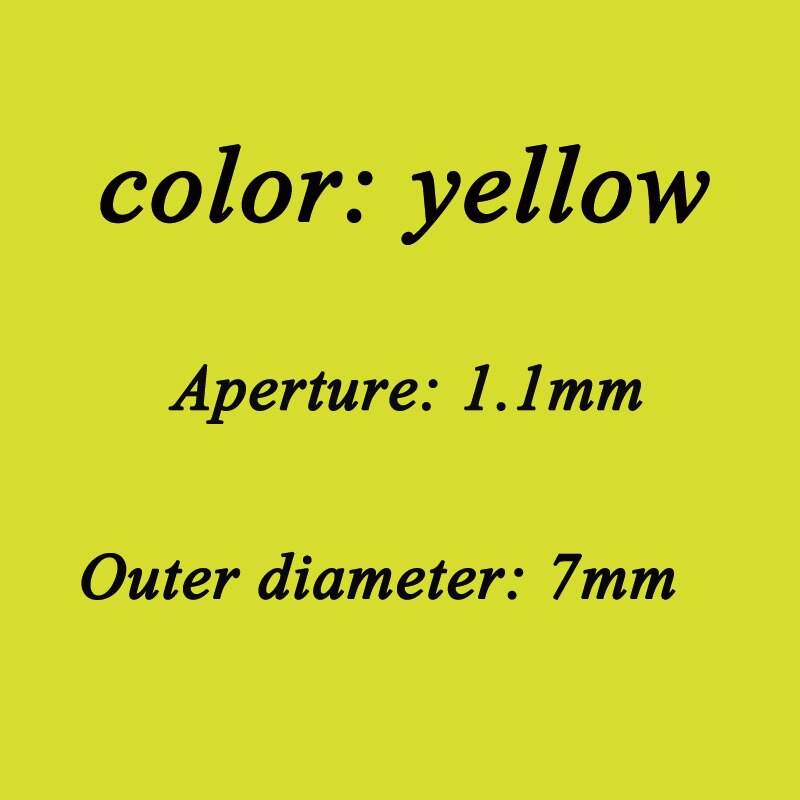 10 Pcs Diameter 5.3 Mm-8.3 Mm Eps Schuim Vissen Float Hard Drijfvermogen Bal Vlotter Gear Fish Float Outdoor drijvende Vissen Accessoire: yellow 7