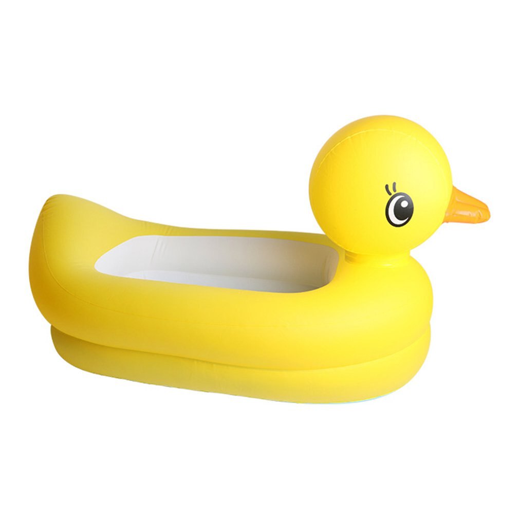 Little Yellow Duck Thickened Baby Bathtub Inflatable Pool Whale Bath Tub Infant Bathtub