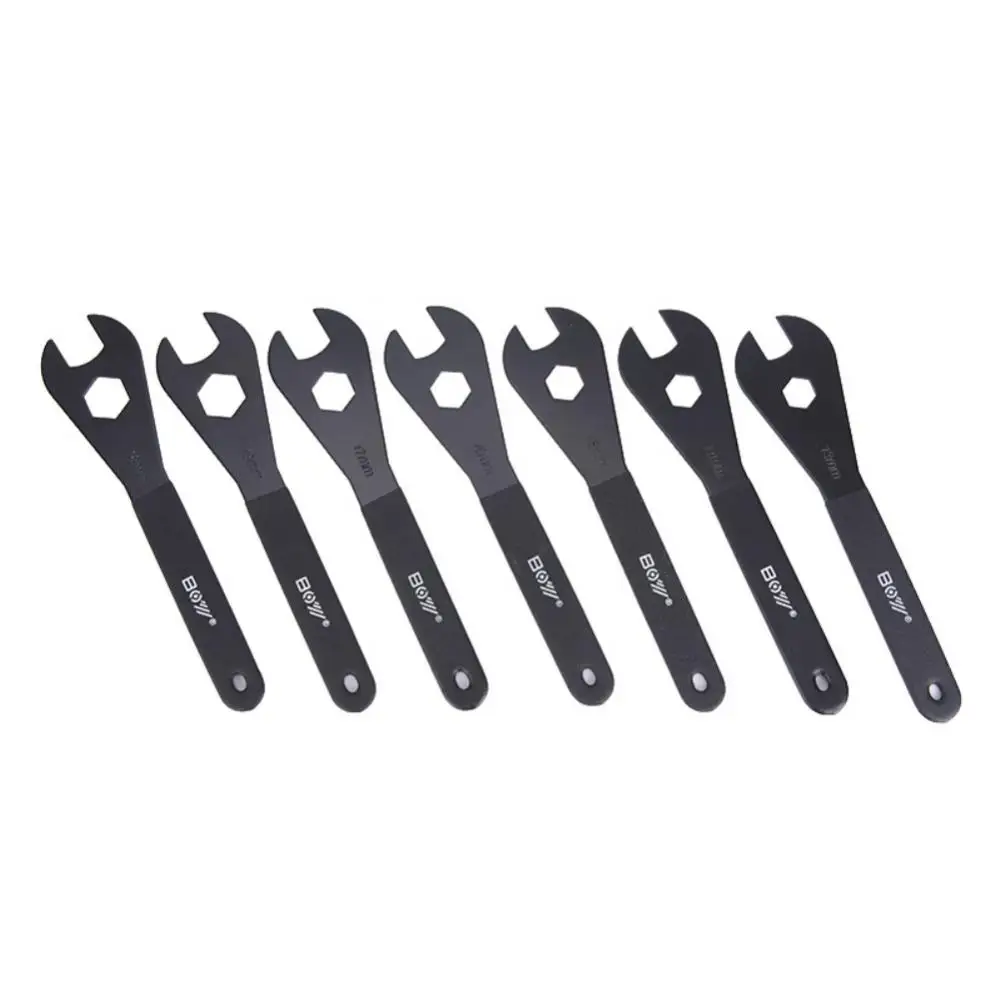 Clé conique de moyeu de vélo de 2mm, 13/14/15/16/17/18/19mm, clé à cône ouvert, outils de réparation de pédales de roue de vélo