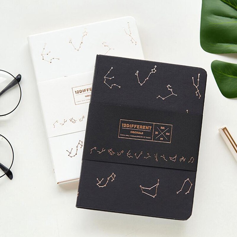 Konstellationer notesbog omslag tidsplan bog dagbog ugentlig planlægning notesbog skolekontorartikler kawaii papirvarer