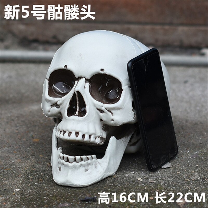 entsetzlich Schädel Statue Skulptur Halloween Bar Nachtclub Dekor Handwerk Malerei Requisiten Bar KTV Zähler Hause Dekoration: 5