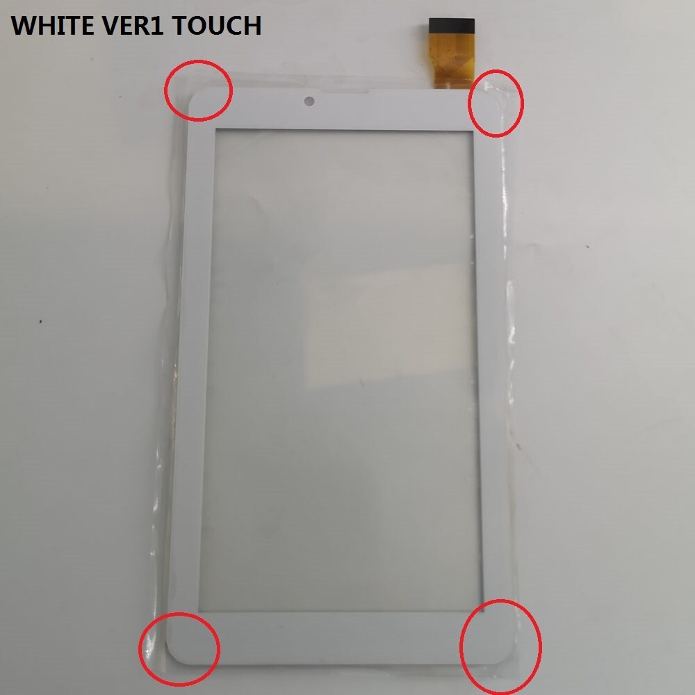 7 "per Dexp Ursus S470 S370 S570 S169 s 470 370 570 DELLA MISCELA 3G Tablet pc 1024x600 display lcd Touch Screen del Pannello di vetro Digitalizzatore: WHITE VER1 TOUCH