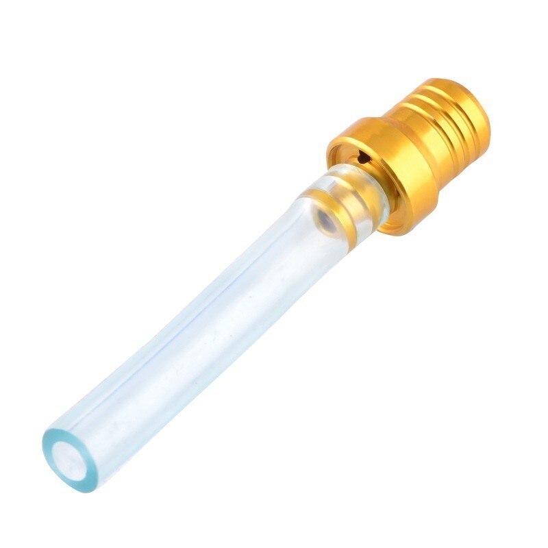 SPEEDWOW-tapa Universal de válvula de Gas para motocicleta, manguera de tubo de ventilación de 2 vías, tapa de tanque de gasolina y combustible: Gold
