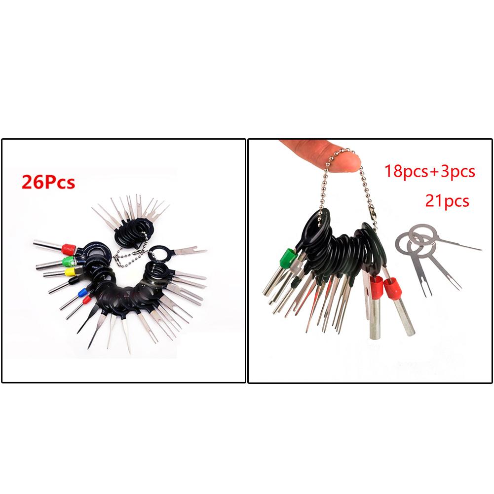 Wire Terminal Removal Tool Stainless Steel Harness Connection Picking Tool Car Electrical Wiring Crimp Connector Pin Extractor