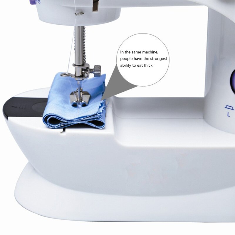 Home Mini Sewing Machine Adjustable 2-Speed Double Thread Portable Electric 202 Household Multifunction Sewing Machin With Light