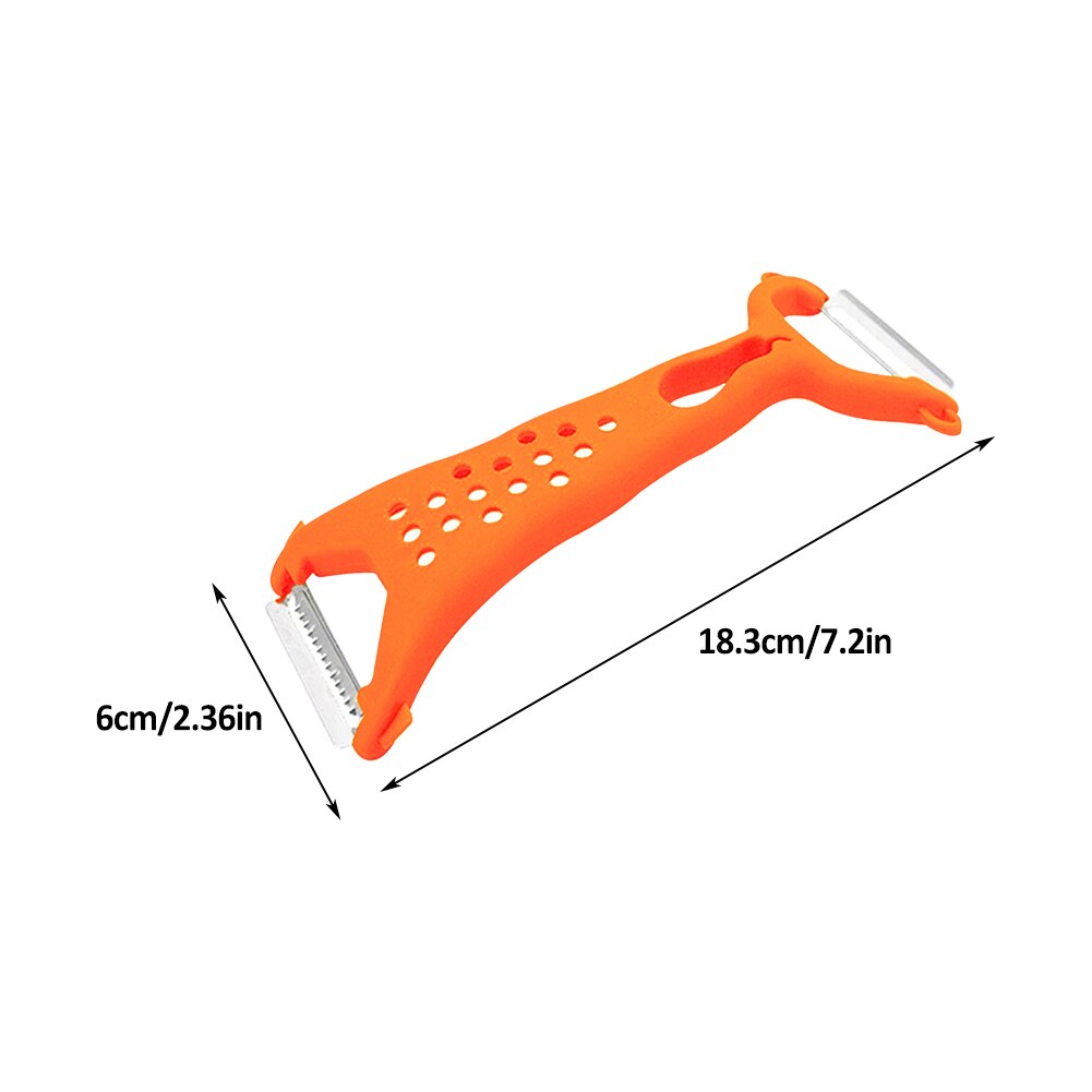 Multifunctional Cucumber Turnip Double Head Tool Vegetable Slicer Carrot Potato Kitchen Gadget Fruit Peeler Home Shredder