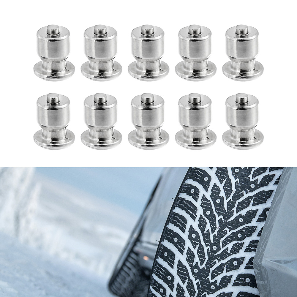 Clavos para neumáticos de invierno, clavos para ruedas de coche, picos para cadenas de nieve, clavos para ruedas de motocicleta, tornillos, clavos para nieve, 100 Uds.