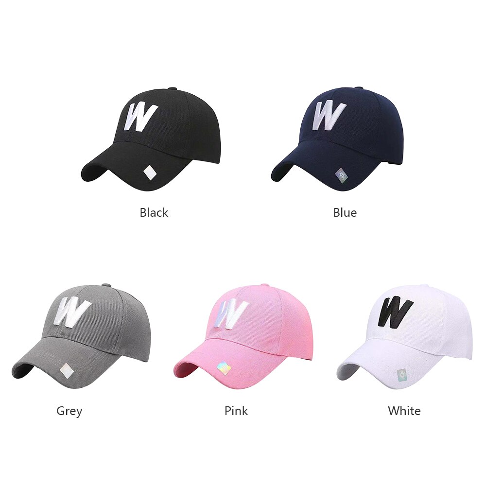 Mannen Vrouwen Vissen Hoed Multi Kleuren W Brief Hoed Paar Piekte Zonnescherm Monogram Outdoor Reizen Baseball Cap