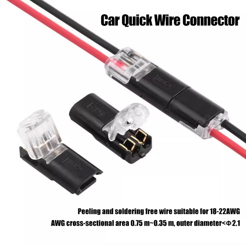 Universal- Auto Schnell Draht Stecker 2-Stift Typ Elektrische Kabel Stecker Wasserdicht Solderless Multifunktions Stecker Auto Zubehör