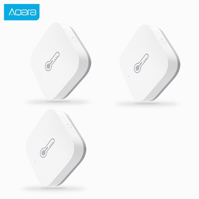 Aqara Smart Temperatuur Hu Mi Dity Sensor Zigbee Wifi Draadloze Werk Met Smart Home Mi Jia Mi Thuis App: 3PCS White